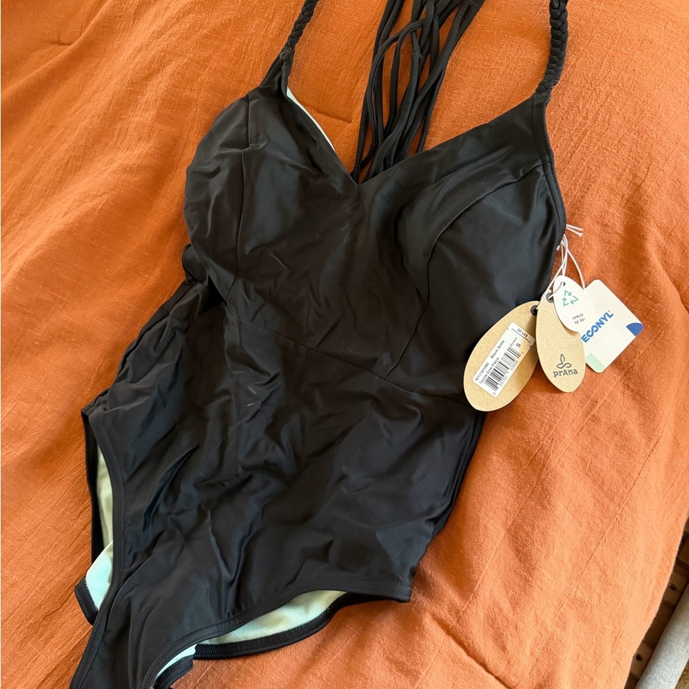 Prana Talula Black Strappy One Piece S